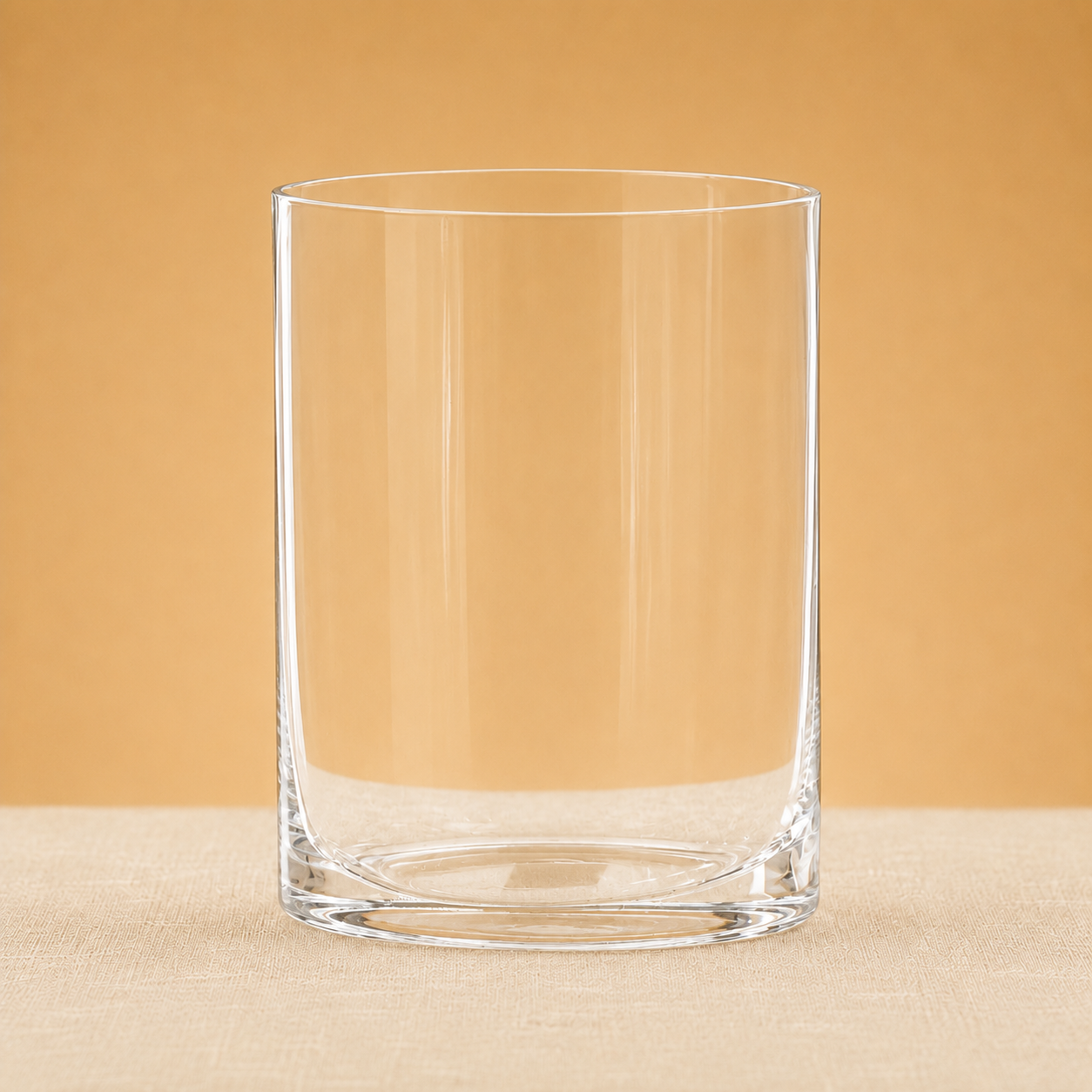 12-Pack Almond-Shaped Clear Glass Vase – 9.5"H x 7"W x 2.75"D