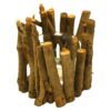 Twig Candle Holder(4"X4"X4")  Cnt12