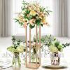 Gold Metal Party Centerpiece Stands S/3 - Image 3