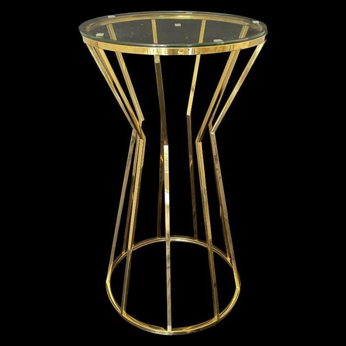 Bar Table with Clear Glass top