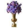 Flower Ball 20" D Super Quality Silk Roses & Hydrangeas in Purple - Image 3