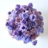 Flower Ball 20" D Super Quality Silk Roses & Hydrangeas in Purple