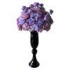Flower Ball 20" D Super Quality Silk Roses & Hydrangeas in Purple - Image 4