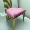 Cushion Cover for High Back Throne Chair in Pink, Q9503 PK - Image 4