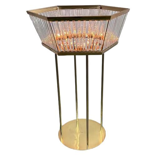 Silver Gold Alloy Candelabra Stand