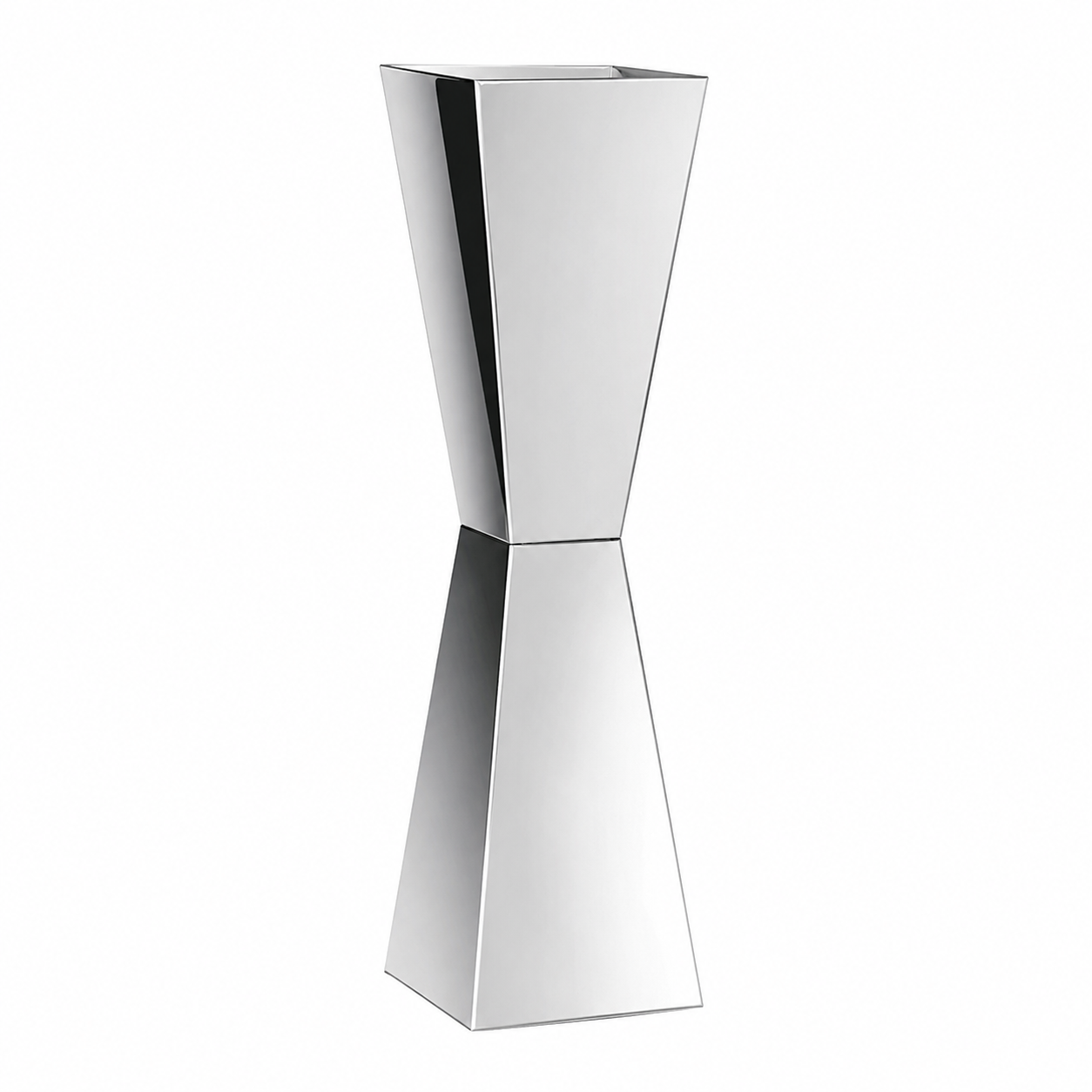 Modern Mirror Silver Stainless Steel Gathering Stand Free Shipping