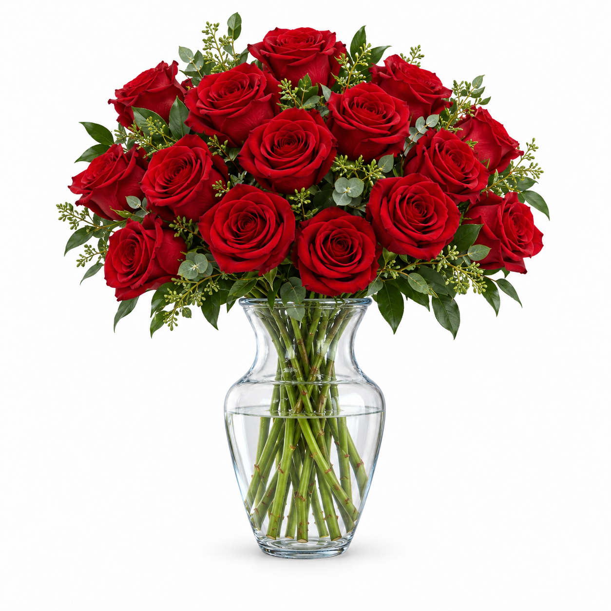 12-Pack Clear Glass Vase 4″ x 8″ – Wholesale Floral Vase - Image 2