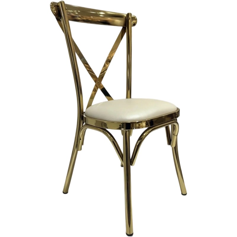 Gold Iron X-Back Chair will be Available on October 10, 2026